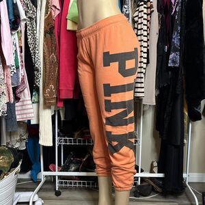 Victoria's PINK orange Y2K Joggers